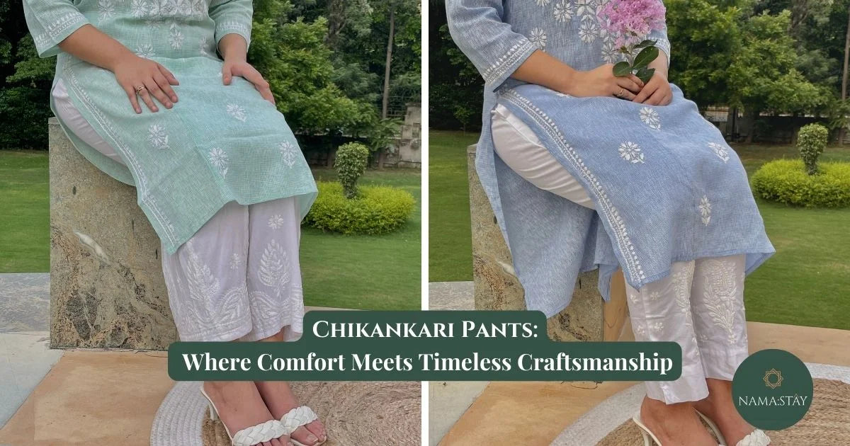 Chikankari Palazzos & Pants: Elegance Meets Cozy Craftsmanship