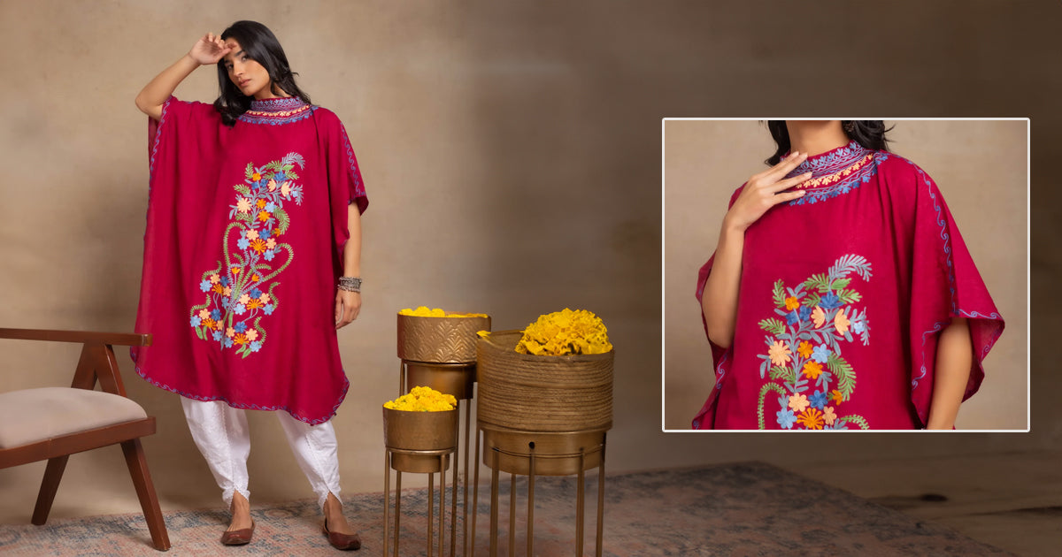 Styling Tips for Kashmiri Kaftans: From Casual Outings to Festive Events