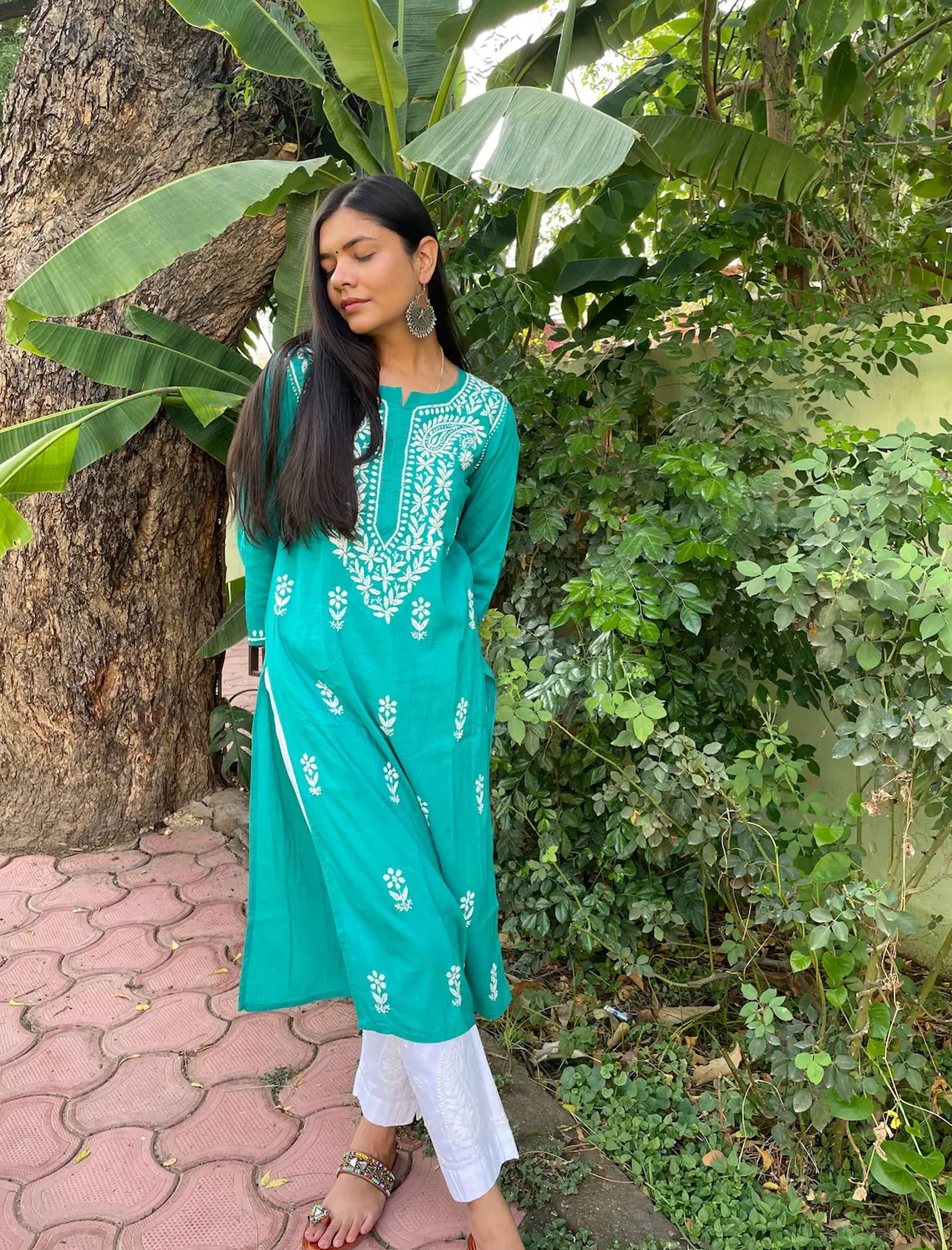 Aasma Chikankari Kurta